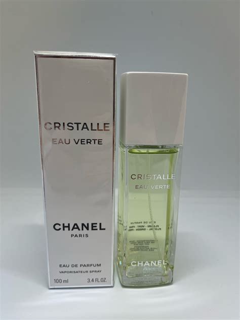 chanel cristalle 100ml eau de parfum|Chanel cristalle eau verte discontinued.